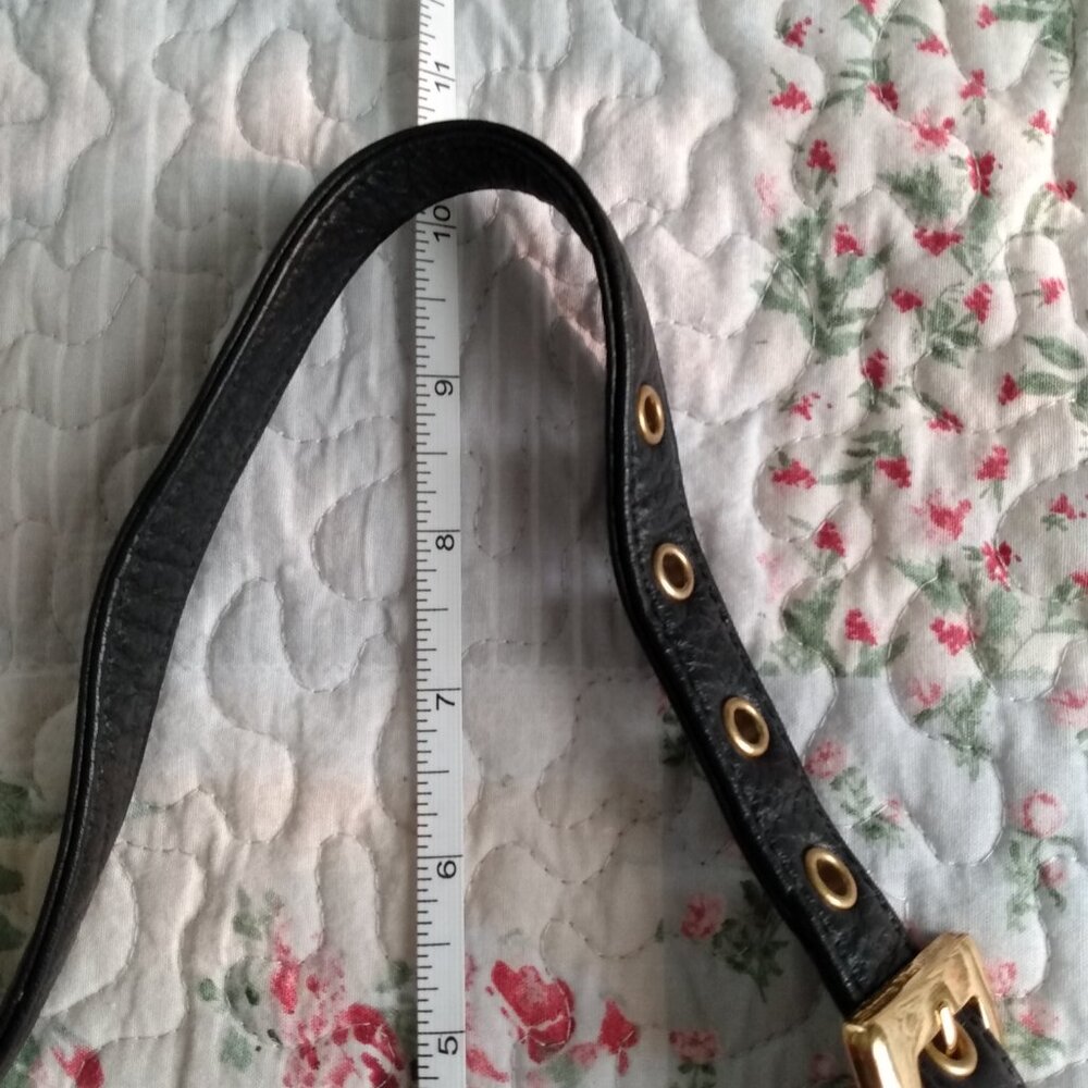 Black leather stone mountain bag - Picture 4 of 16